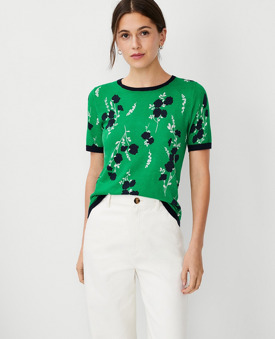 Floral Sweater Tee