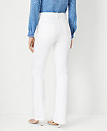 Sculpting Pocket Mid Rise Boot Cut Jeans in White carousel Product Image 2