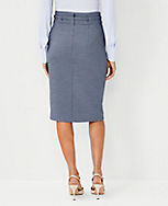 Houndstooth Belted Pencil Skirt carousel Product Image 2