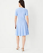 Ribbed Flare Sweater Dress carousel Product Image 2
