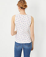 Floral Refined Stretch Sleeveless Wrap Top carousel Product Image 2