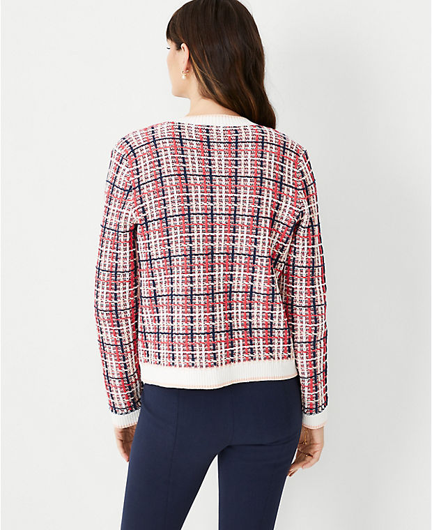 Tweed Sweater Jacket