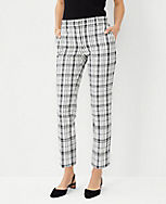 The Eva Ankle Pant in Plaid carousel Product Image 1