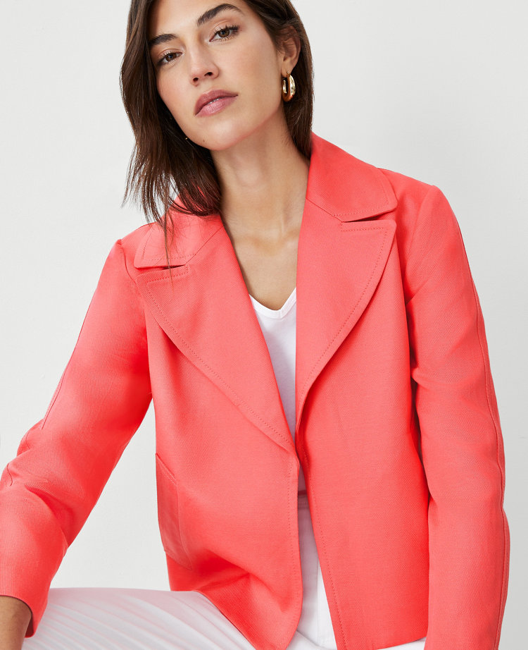 Golden Button Wool Twill Blazer - Women - Ready-to-Wear