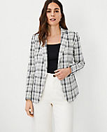The Hutton Blazer in Plaid carousel Product Image 1
