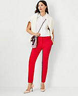The Petite Eva Ankle Pant in Knit Twill carousel Product Image 3