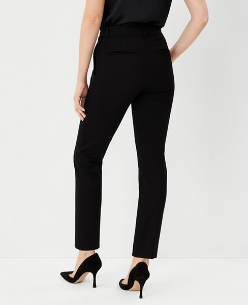 The Tall Eva Ankle Pant in Knit Twill