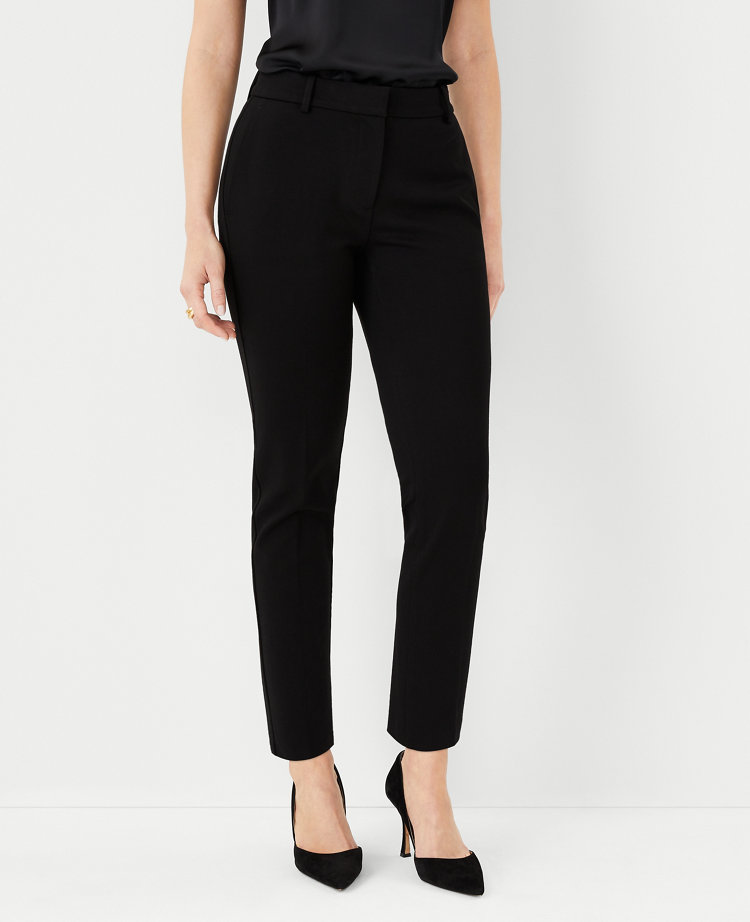 The Eva Ankle Pant in Knit Twill - Curvy Fit