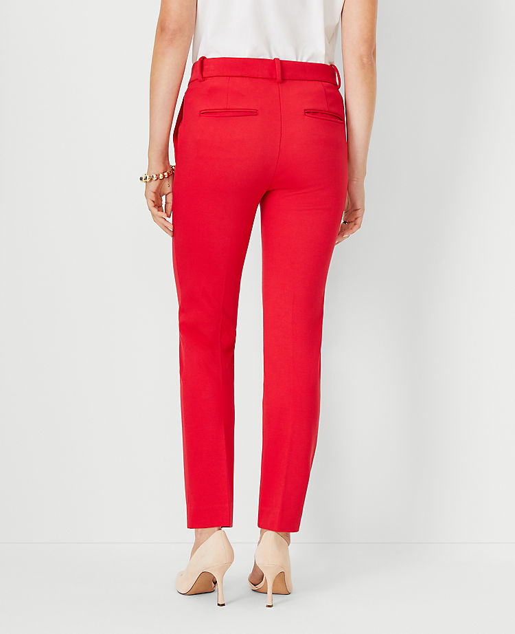 The Petite Eva Ankle Pant in Knit Twill - Curvy Fit