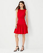 Pleated Flare Dress carousel Product Image 1