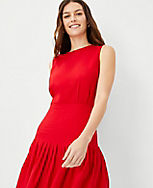 Pleated Flare Dress carousel Product Image 3