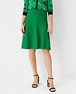 Petite Ribbed Flare Sweater Skirt carousel Product Image 1