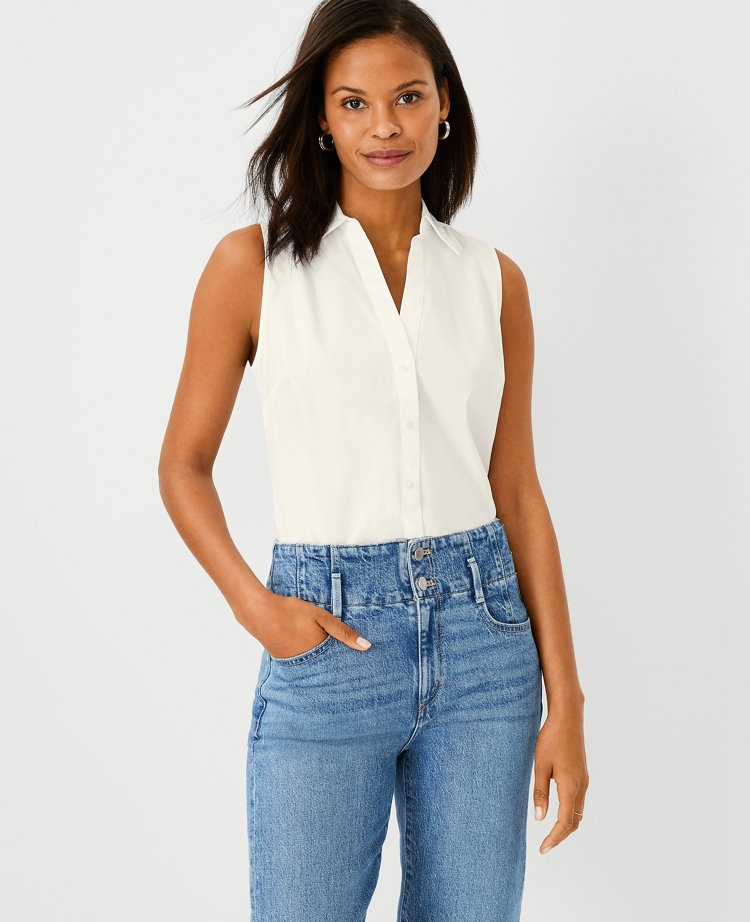Tall Sleeveless Essential Shirt