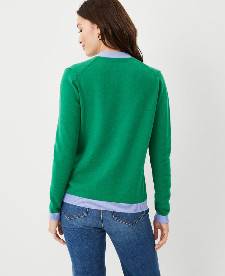 Petite Tipped Boyfriend Cardigan