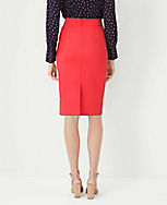 Twill Seamed Pencil Skirt carousel Product Image 2