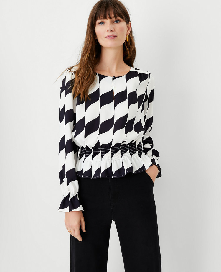 Elastic Waist Blouse | ANN TAYLOR