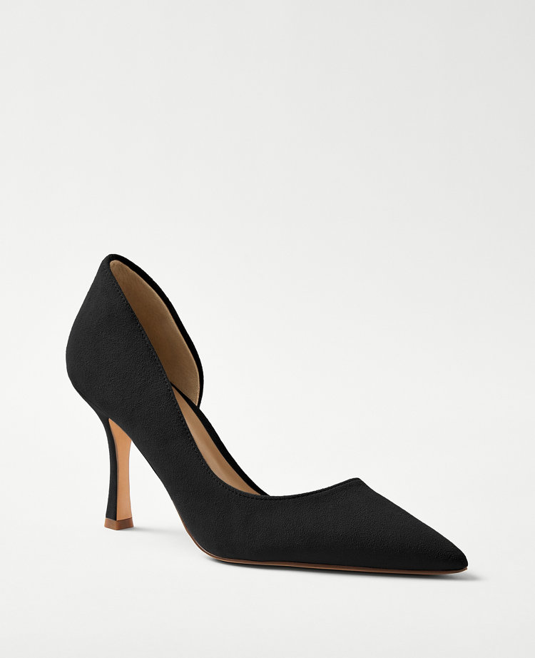 Ann taylor eryn suede hot sale pumps