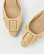 Straw Buckle Mule Pumps carousel Product Image 2