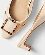 Buckle Patent Mule Pumps carousel Product Image 2