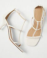 Three Strap Leather Sandals carousel Product Image 2