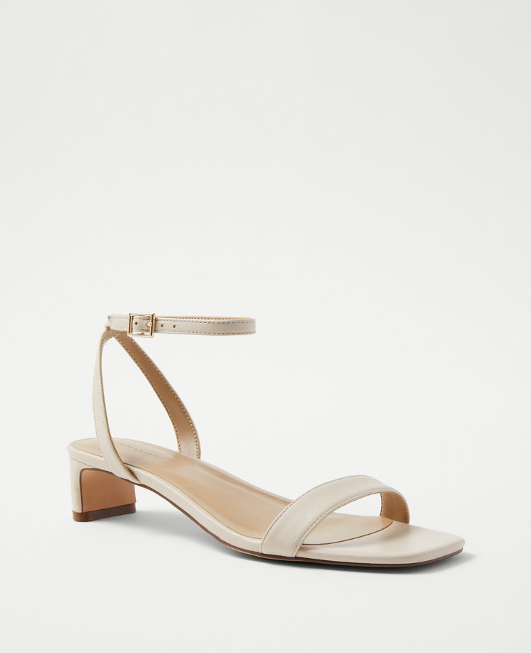 Ankle-Strap Leather Sandals main image 1