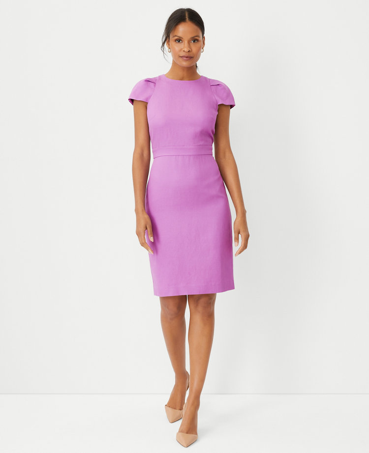 Pink cap sleeve dress hotsell