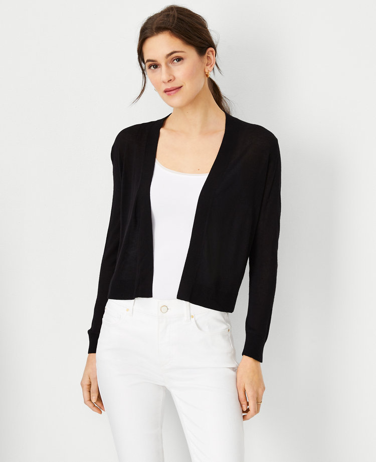 Ann taylor 2024 black cardigan