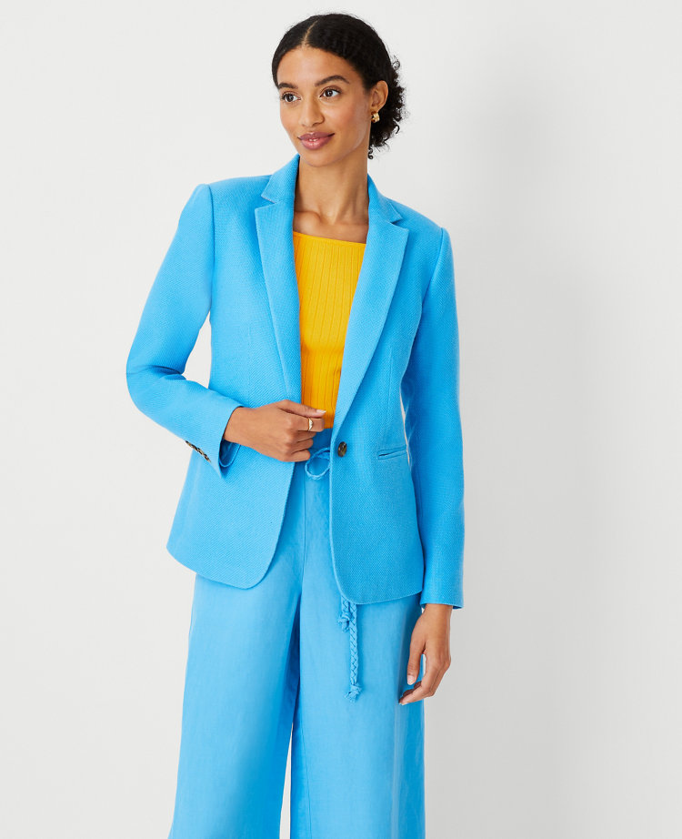 The Hutton Blazer in Pique Texture