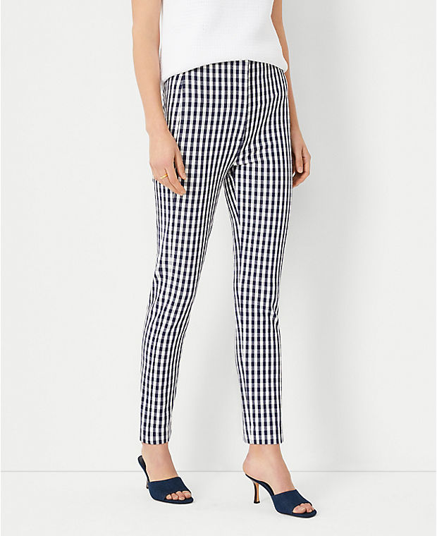 The Audrey Ankle Pant in Plaid