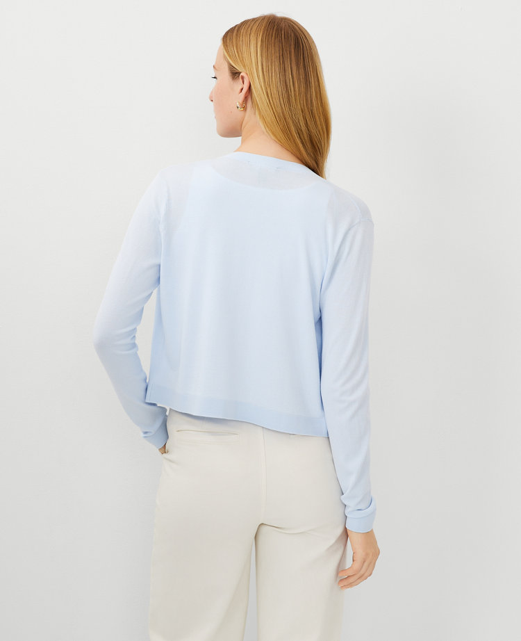 Seasonless Cropped Open Cardigan carousel Product Image 3