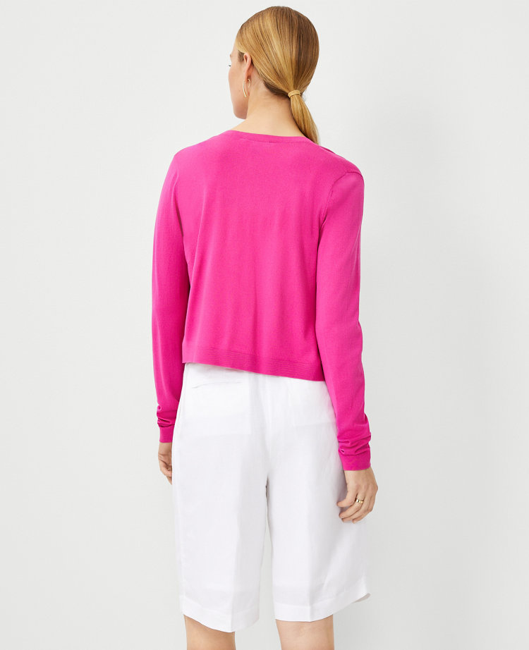 Seasonless Cropped Open Cardigan carousel Product Image 2