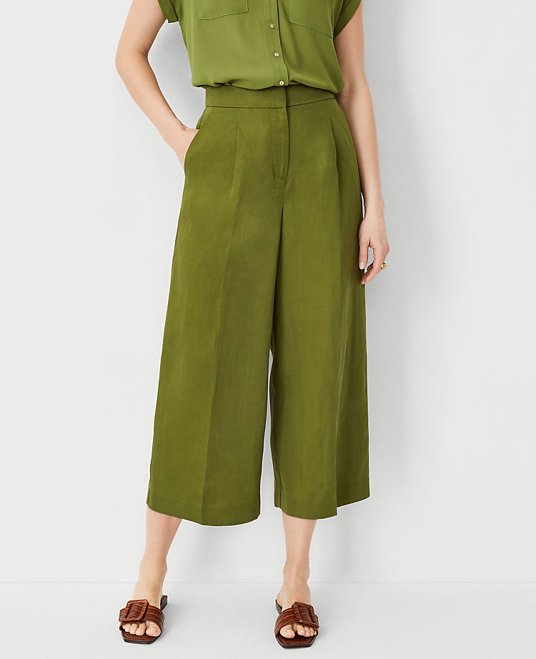 The Pleated Culotte Pant
