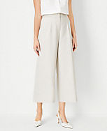 The Pleated Culotte Pant in Linen Blend carousel Product Image 1