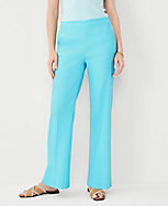 The Side Zip Straight Pant in Linen Blend carousel Product Image 1