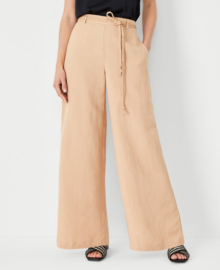 Ann taylor linen pants sale