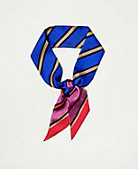 Striped Skinny Silk Scarf carousel Product Image 1