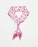 Floral Silk Skinny Scarf carousel Product Image 1