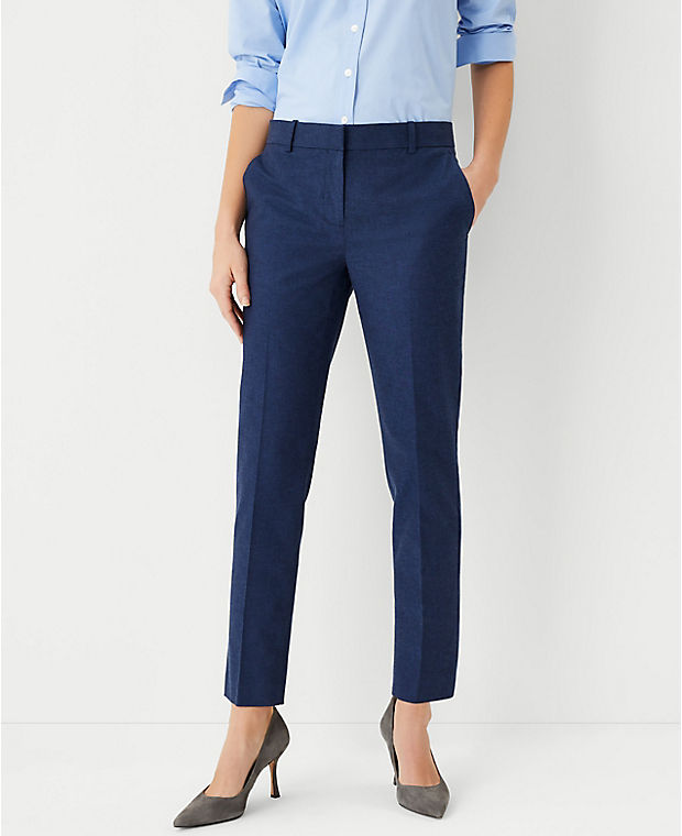 The Tall Eva Ankle Pant in Lightweight Refined Denim