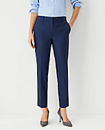 The Petite Eva Ankle Pant in Lightweight Refined Denim - Curvy Fit carousel Product Image 1