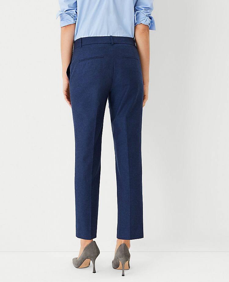 The Petite Eva Ankle Pant in Lightweight Refined Denim - Curvy Fit