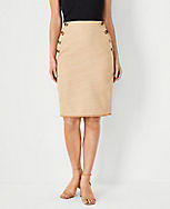 Shimmer Tweed Sailor Pencil Skirt carousel Product Image 1