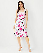 Floral Sleeveless Flare Dress carousel Product Image 1
