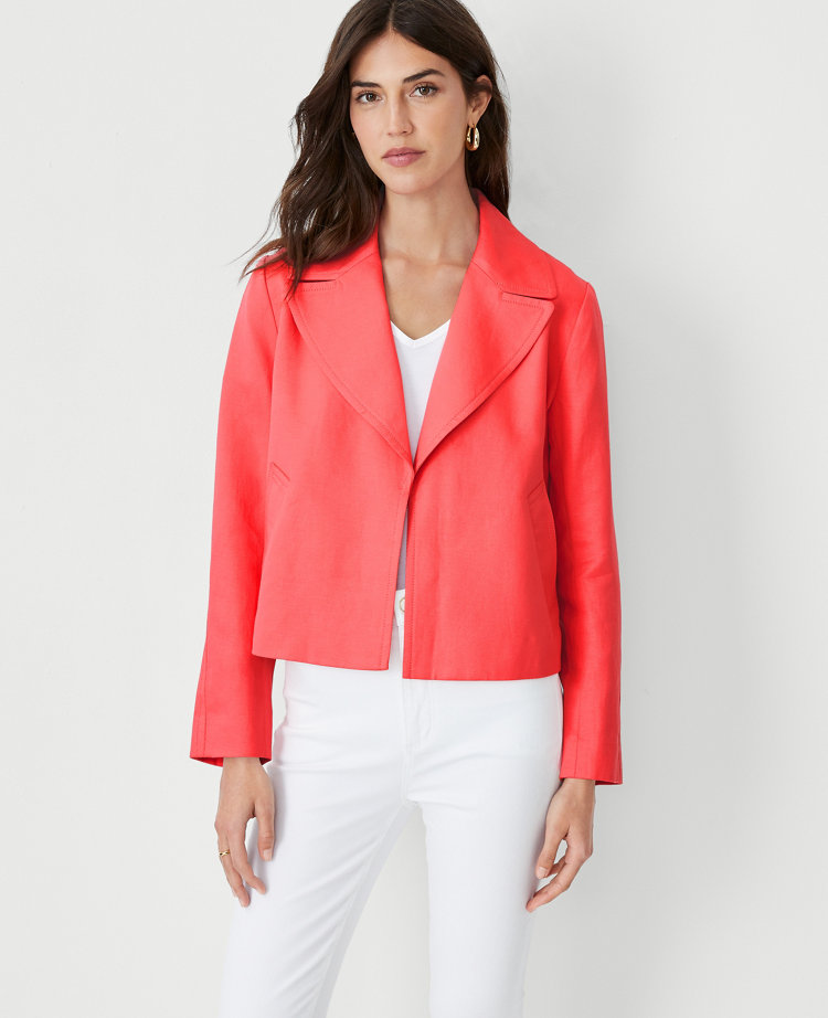 Petite on sale swing jacket