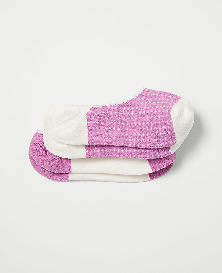 Dotted No Show Sock Set