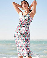 Floral Scoop Neck Sheath Dress carousel Product Image 4