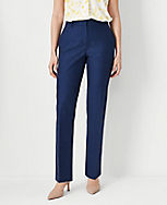 The Sophia Straight Pant in Lightweight Refined Denim - Curvy Fit carousel Product Image 1