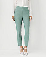 The Eva Ankle Pant in Cross Weave - Curvy Fit carousel Product Image 1