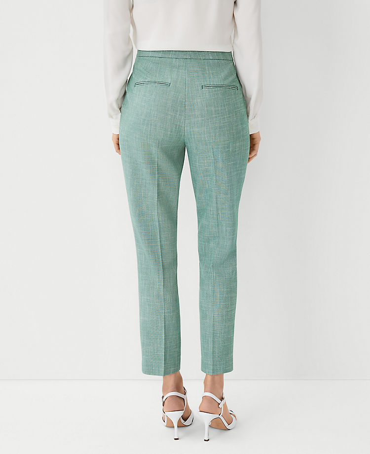 The Ankle Pant in Cross Weave - Curvy Fit