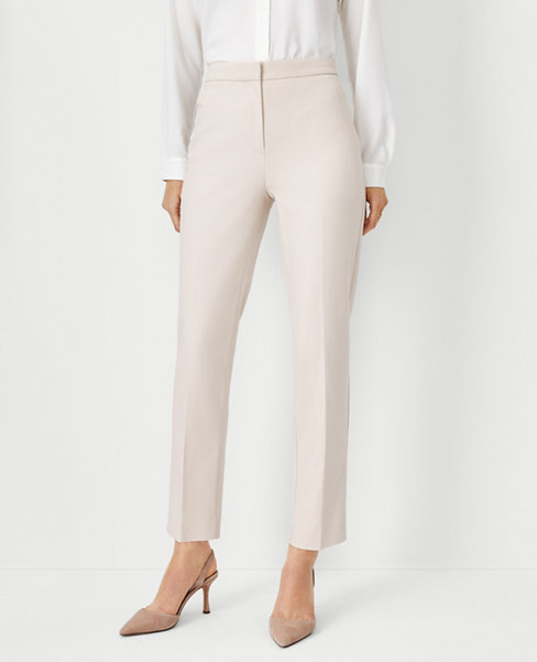 The Ankle Pant in Stretch Cotton - Curvy Fit