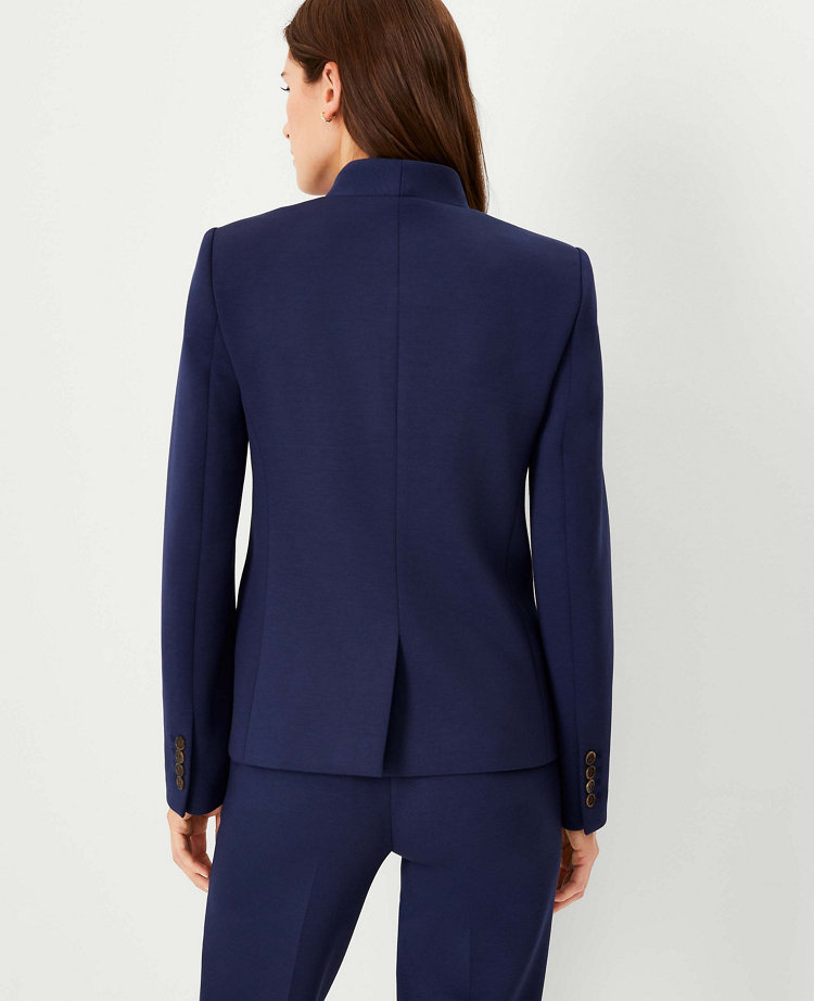 The Petite Cutaway Blazer in Double Knit